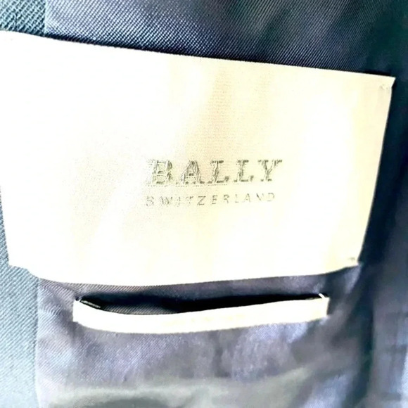 BALLY Men’s Suit Jacket in Dark Navy Size 44 - Picture 7 of 16